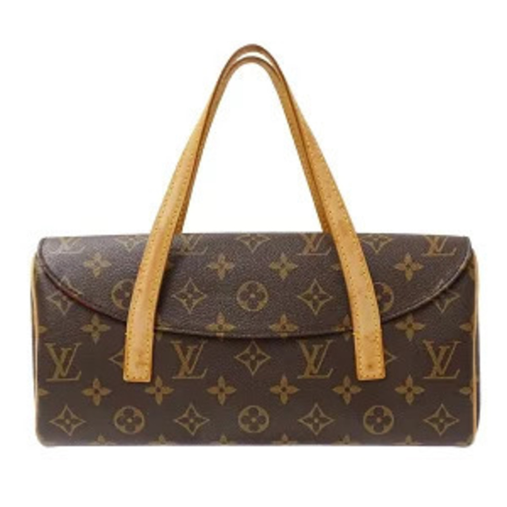 Louis Vuitton Bag Handbag Monogram Canvas Sonatine Brown Handheld Flap